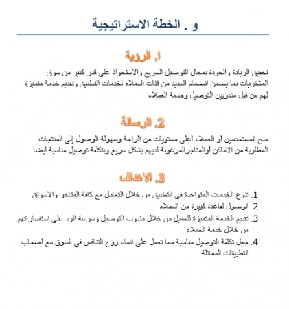 دراسة جدوى تطبيق توصيل شوبيك في مصر