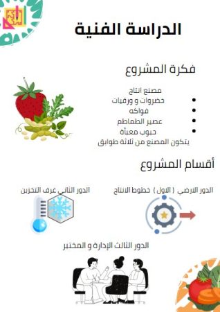 الدراسة الفنية لمصنع تعبئة الخضار والفواكه-1