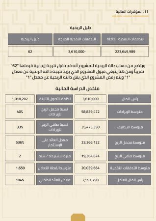 الخطة المالية لمشروع مصنع الخشب البلاستيكي