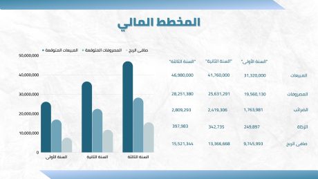 المؤشرات المالية لمصنع الفوم